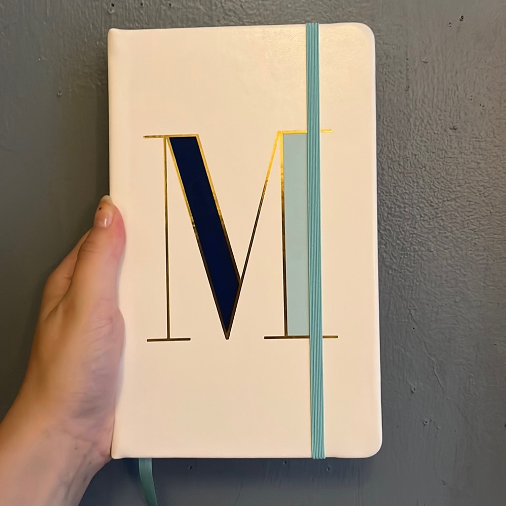 NWOT Kate Spade Initial “M” Notebook